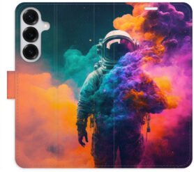 iSaprio Flip pouzdro Astronaut in Colours 02 pro Samsung Galaxy S25+