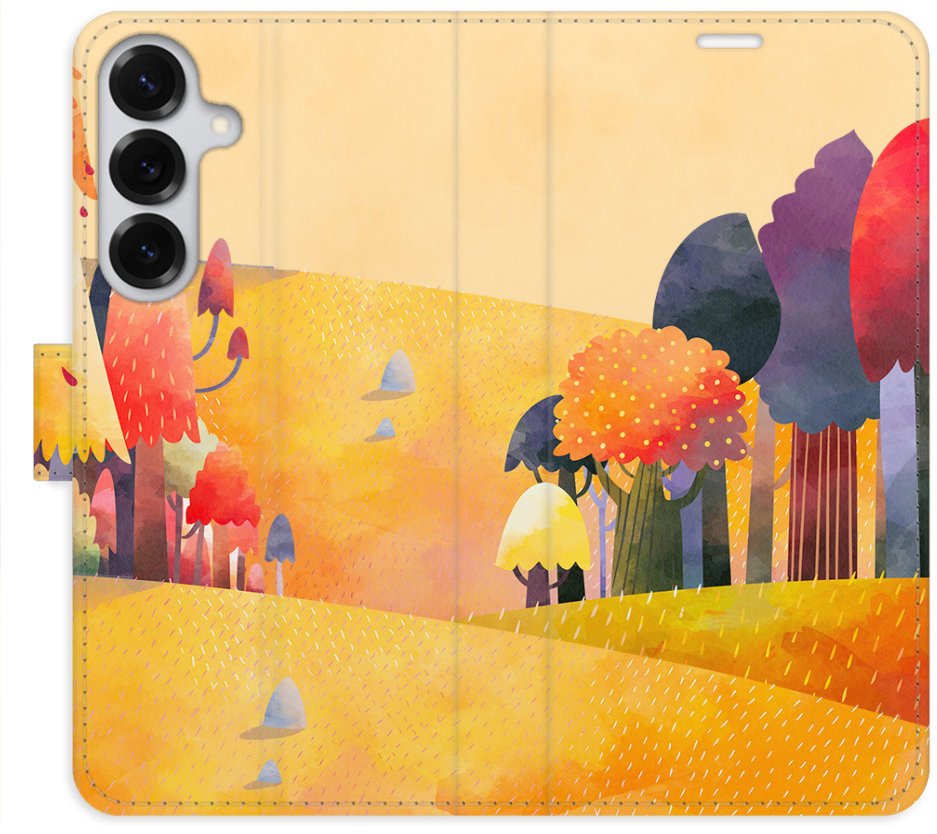 iSaprio Flip pouzdro Autumn Forest pro Samsung Galaxy S25+
