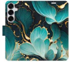 iSaprio Flip pouzdro Blue Flowers 02 pro Samsung Galaxy S25+