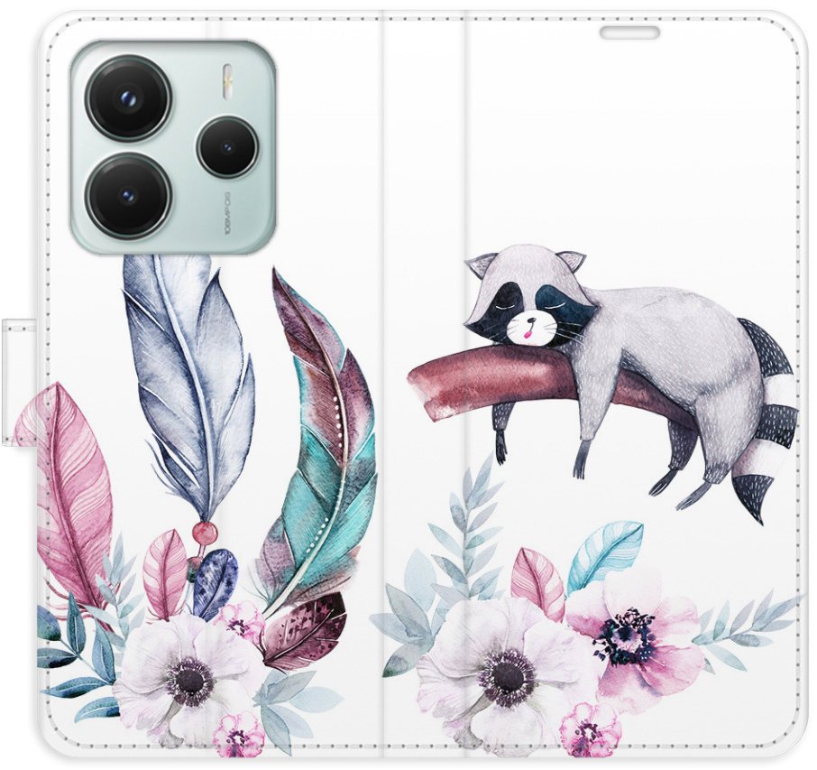iSaprio Flip pouzdro Lazy day 02 pro Xiaomi Redmi Note 14 5G