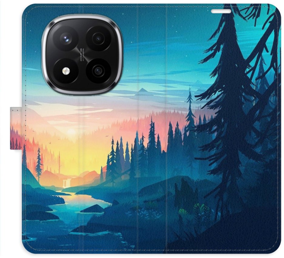 iSaprio Flip pouzdro Magical Landscape pro Xiaomi Redmi Note 14 Pro 5G/14 Pro+ 5G