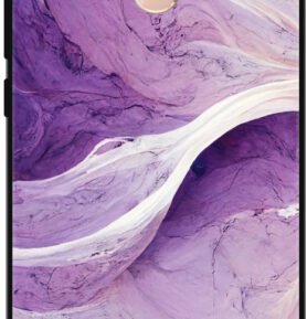 iSaprio Lesklé pouzdro Purple Paint 10 - Huawei P20 Lite