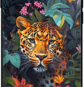 iSaprio Lesklé pouzdro Flower Jaguar - iPhone 7/8/SE 2020/SE 2022