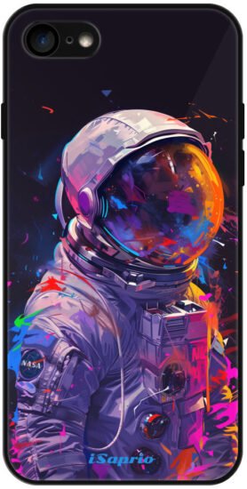 iSaprio Lesklé pouzdro Neon Astronaut - iPhone 7/8/SE 2020/SE 2022