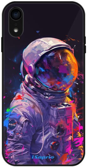 iSaprio Lesklé pouzdro Neon Astronaut - iPhone XR