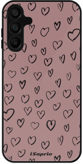iSaprio Lesklé pouzdro Heart Dark - Samsung Galaxy A15 / A15 5G