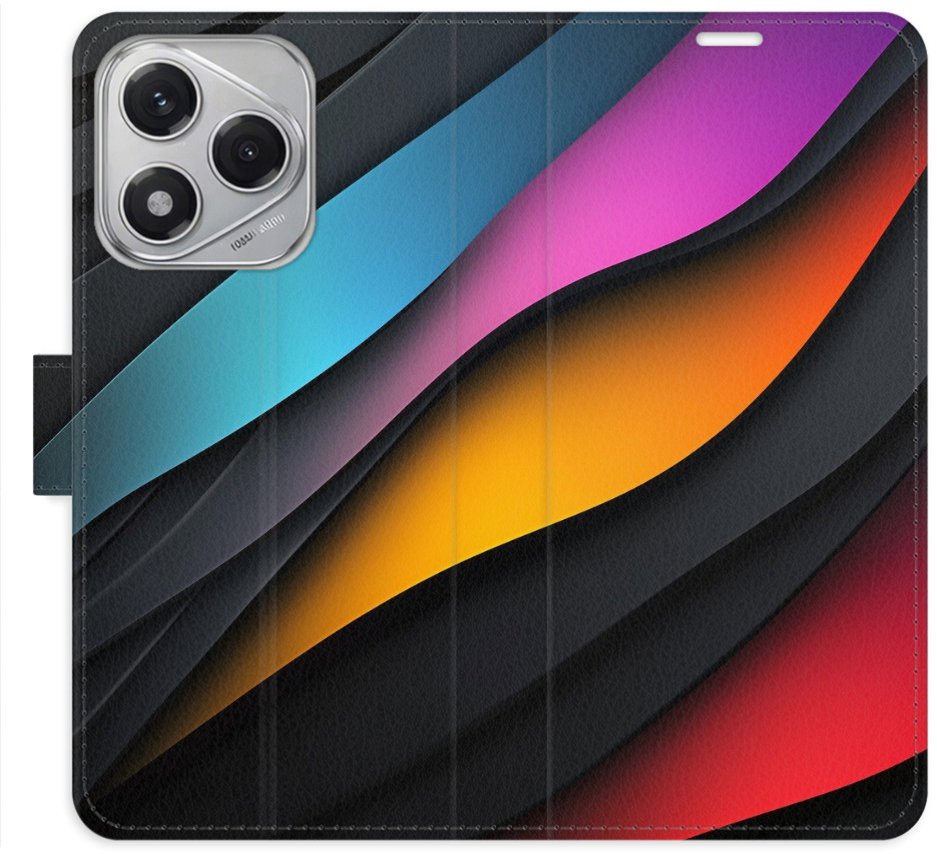 iSaprio Flip pouzdro Color Waves pro Honor 400 Lite