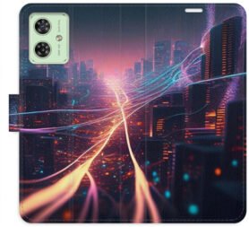 iSaprio Flip pouzdro Modern City pro Motorola Moto G54 5G / G54 5G Power Edition