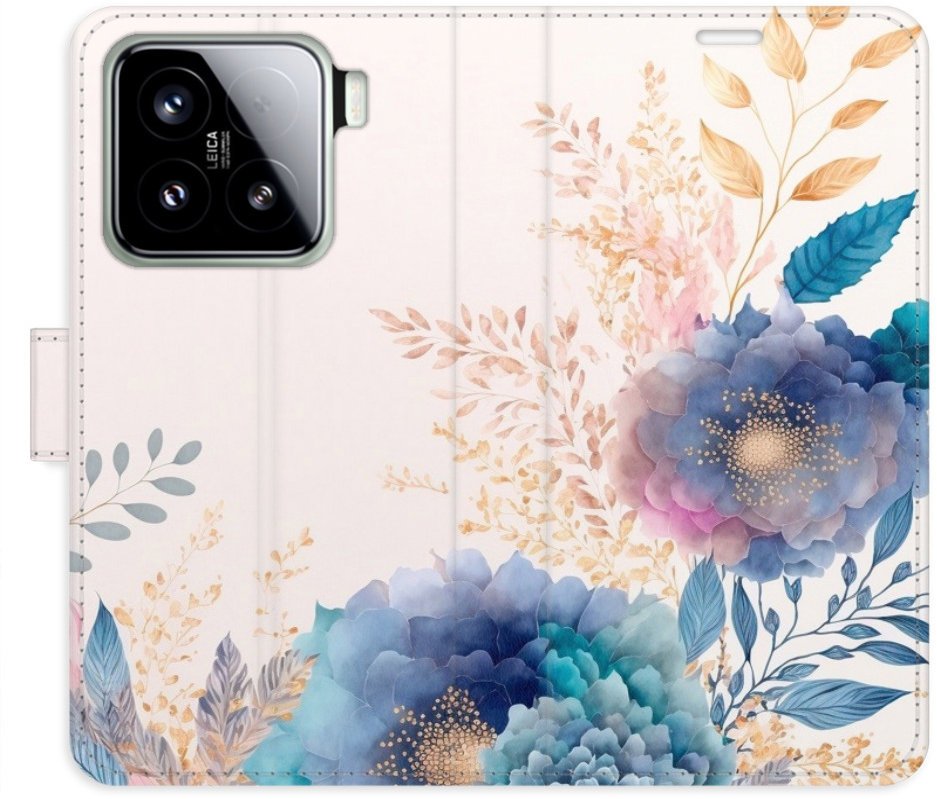 iSaprio Flip pouzdro Ornamental Flowers 03 pro Xiaomi 15
