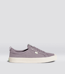Cariuma OCA Low Mystic Grey Canvas Sneaker - Mystic Grey / Women 8.5 / Men 7