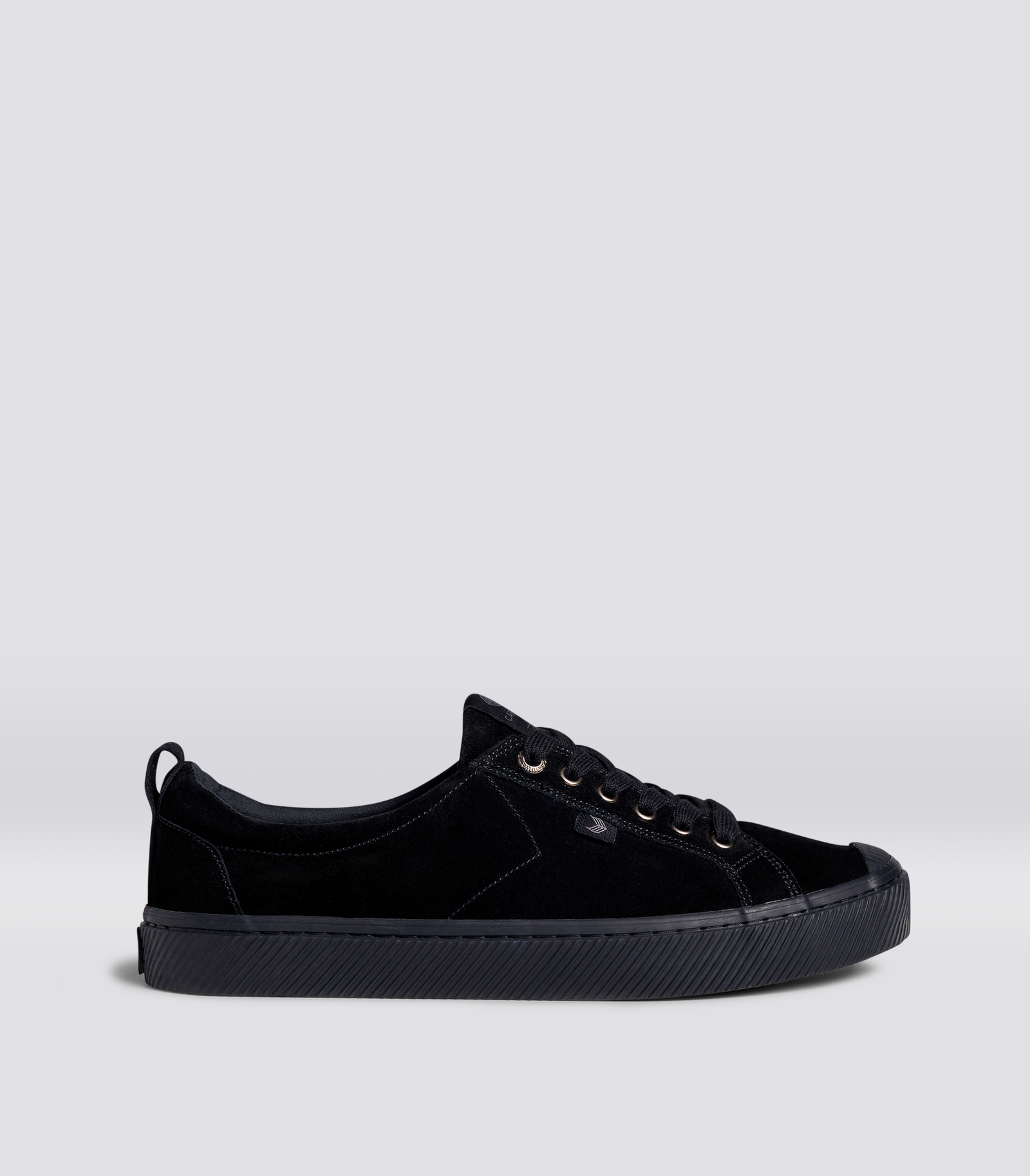 Cariuma OCA Low All Black Suede Sneaker - All Black / Women 6 / Men 4.5
