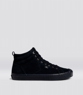 Cariuma OCA High All Black Suede Sneaker - All Black / Women 9.5 / Men 8