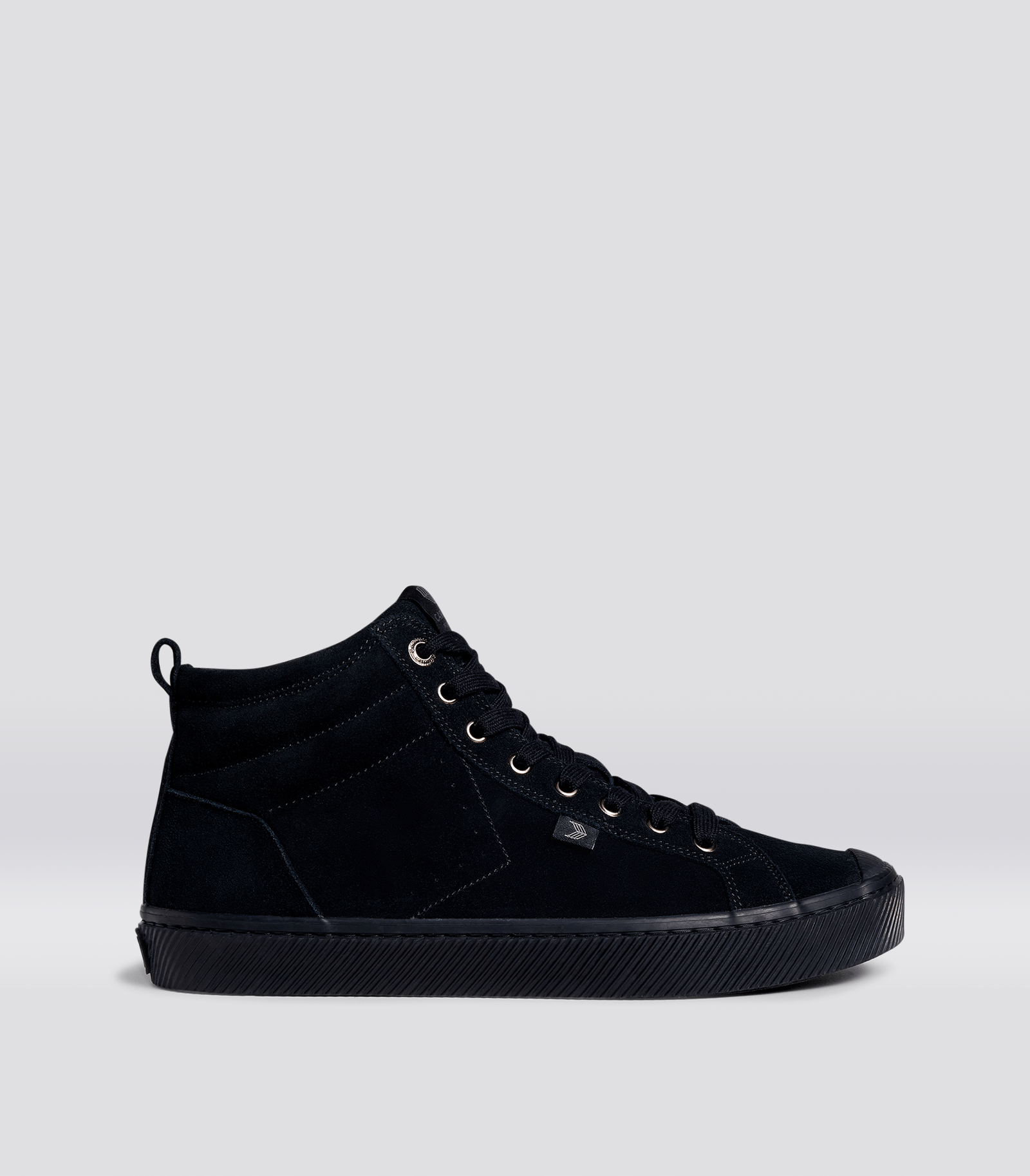 Cariuma OCA High All Black Suede Sneaker - All Black / Women 8.5 / Men 7