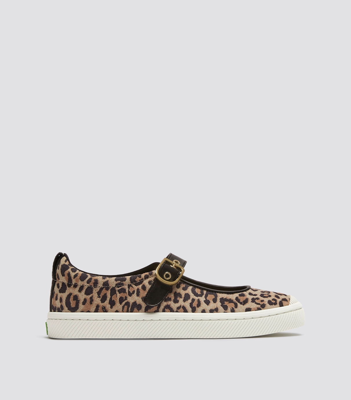 Cariuma OCA Mary Jane Leopard Print Suede Sneaker - Leopard Print / Women 6.5 / Men 5