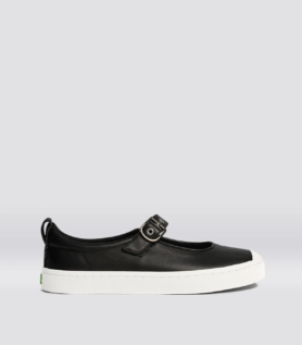Cariuma OCA Mary Jane Black Napa Leather Sneaker - Black / Women 9.5 / Men 8