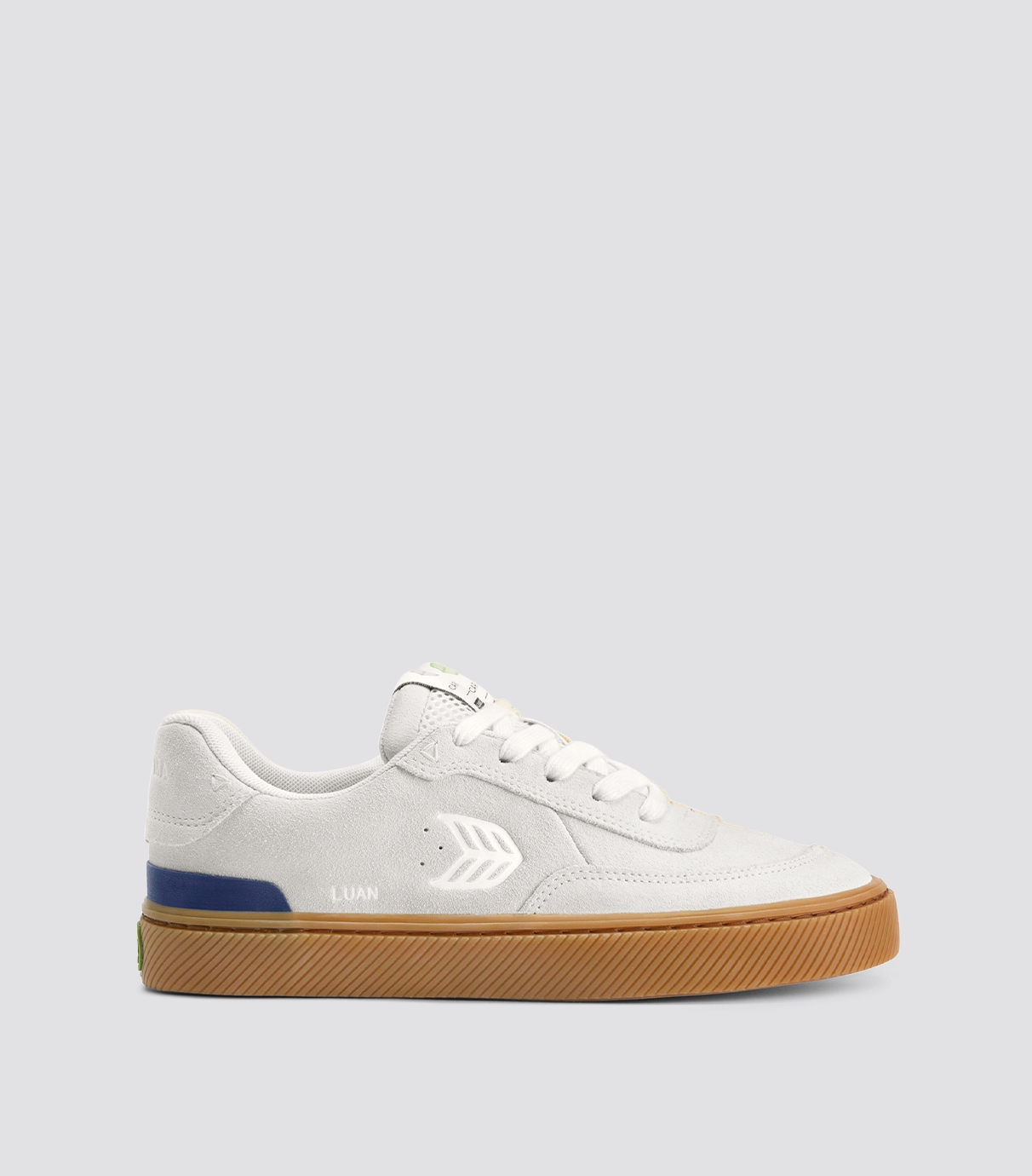 Cariuma LUAN PRO Suede Smoke White - White / Women 7 / Men 5.5