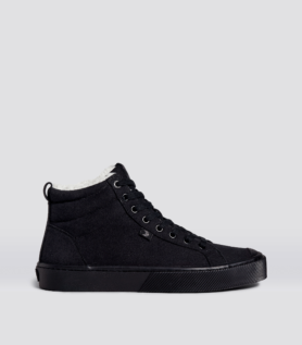 Cariuma OCA Therma High All Black Suede Boot - All Black / Women 14.5 / Men 13