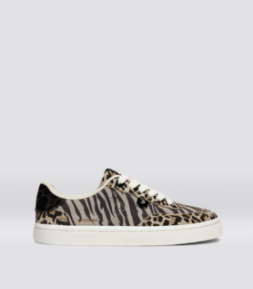 Cariuma TOCA Zebra Leopard Print Suede Sneaker - Leopard Print / Women 7 / Men 5.5