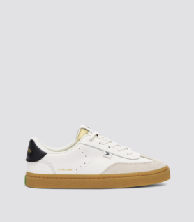 Cariuma TOCA Soft Grain Leather and Suede Gum Warm White - White / Women 13 / Men 11.5