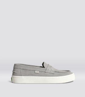 Cariuma CAJU Loafer Light Grey Suede - Light Grey / Women 12 / Men 10.5