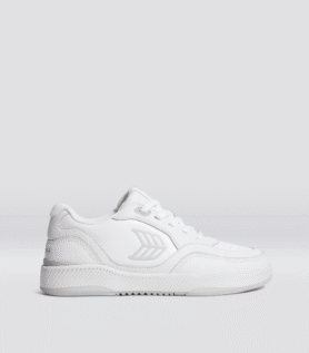 Cariuma UBA White Premium Leather Ice Logo Sneaker - White/Ice / Women 12 / Men 10.5