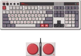 8BitDo Retro Mechanical Keyboard (N Edition) with Integrated Numpad + Dual Super Buttons - UK