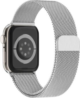 Eternico Elegance Milanese pro Apple Watch 44mm / 45mm / 46mm / Ultra 49mm silver
