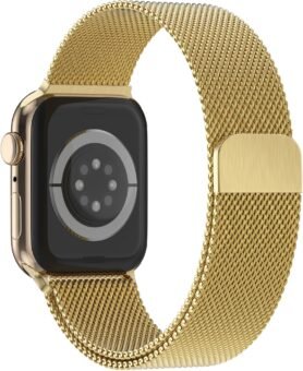 Eternico Elegance Milanese pro Apple Watch 44mm / 45mm / 46mm / Ultra 49mm gold