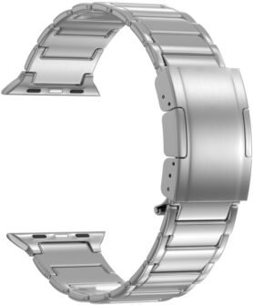 Eternico Titanium Buckle pro Apple Watch 44mm / 45mm / 46mm / Ultra 49mm silver