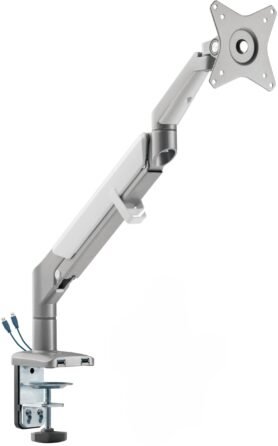AlzaErgo Arm S215S Space Saver USB stříbrný