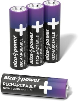 AlzaPower Rechargeable HR6 (AA) 2500 mAh 4ks