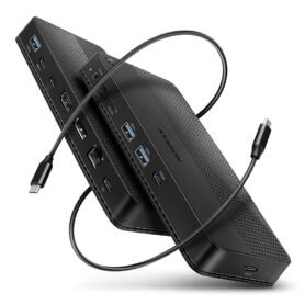 AXAGON HMC-U4, USB4 40Gbps Dock, HDMI & DP, 8k/30+4k/144Hz, 3x USB-A, 2x USB-C, RJ-45, SD/mSD, audio