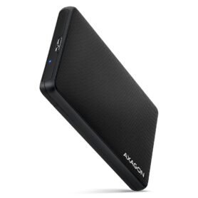 AXAGON EE25-SL, screwless SLIDE box 2.5" HDD/SSD, SuperSpeed USB 5 Gbps