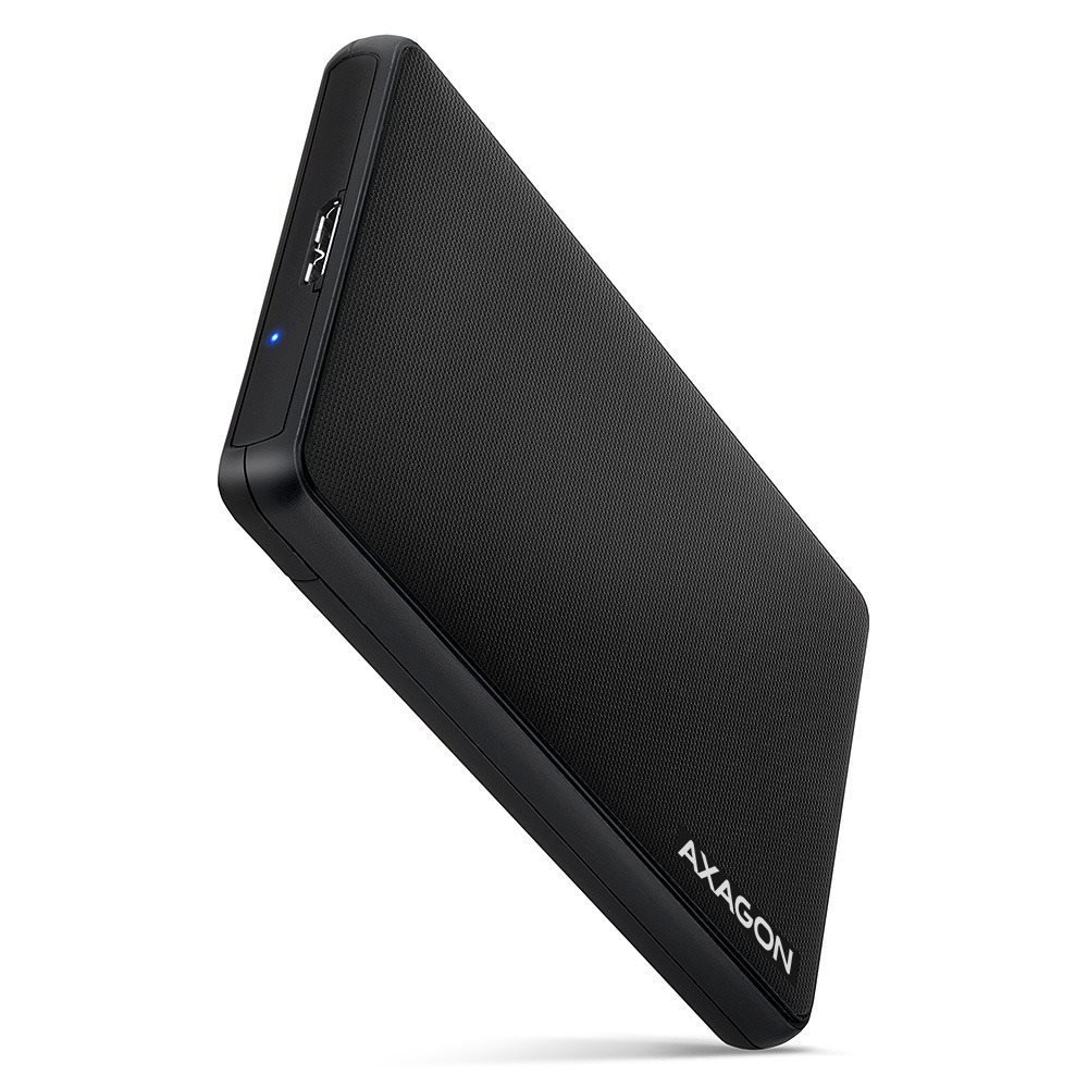 AXAGON EE25-SL, screwless SLIDE box 2.5" HDD/SSD, SuperSpeed USB 5 Gbps