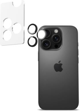 AlzaGuard Elite Lens Protector pro iPhone 16 Pro / 16 Pro Max černé