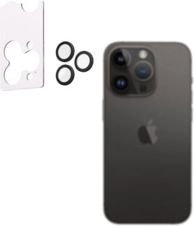 AlzaGuard Elite Lens Protector pro iPhone 14 Pro / 14 Pro Max čiré s instalačním rámečkem