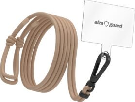 AlzaGuard Universal Phone Lanyard - béžová