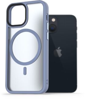 AlzaGuard Matte Case Compatible with MagSafe pro iPhone 13 Mini světle modrý