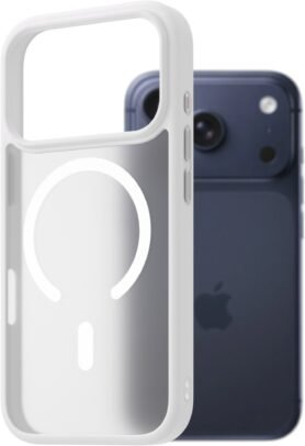 AlzaGuard Matte Case Compatible with Magsafe pro iPhone 17 Pro bílý