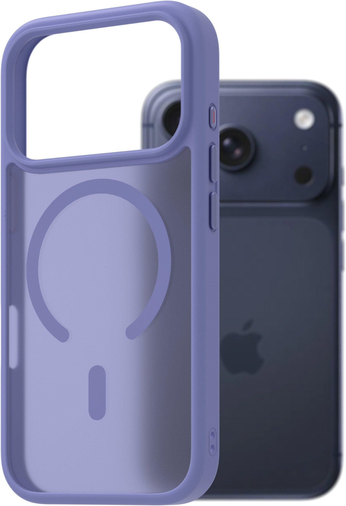AlzaGuard Matte Case Compatible with MagSafe pro iPhone 17 Pro světle fialový