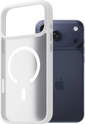 AlzaGuard Matte Case Compatible with Magsafe pro iPhone 17 Pro Max bílý