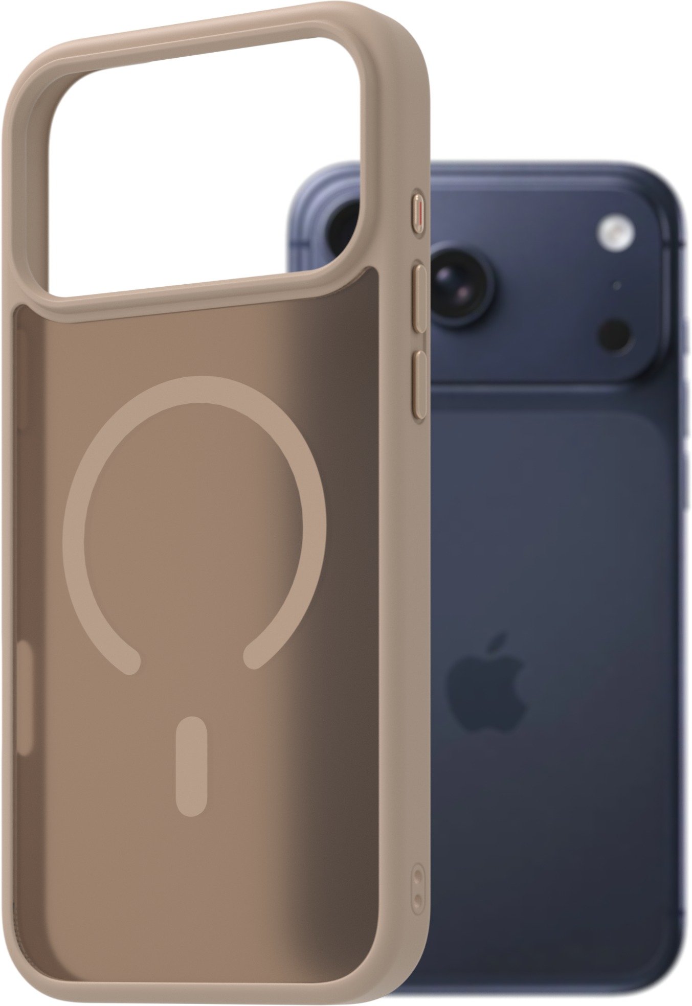 AlzaGuard Matte Case Compatible with Magsafe pro iPhone 17 Pro Max pískově žlutý
