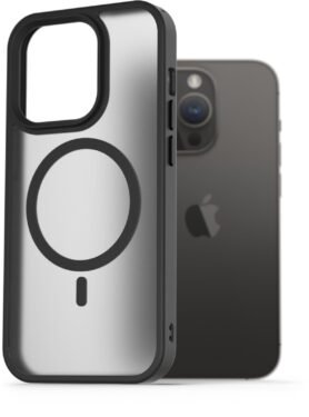 AlzaGuard Matte Case Compatible with MagSafe pro iPhone 14 Pro černý