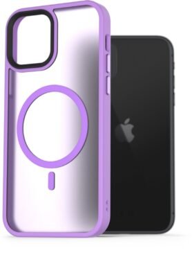 AlzaGuard Matte Case Compatible with Magsafe pro iPhone 11 světle fialový