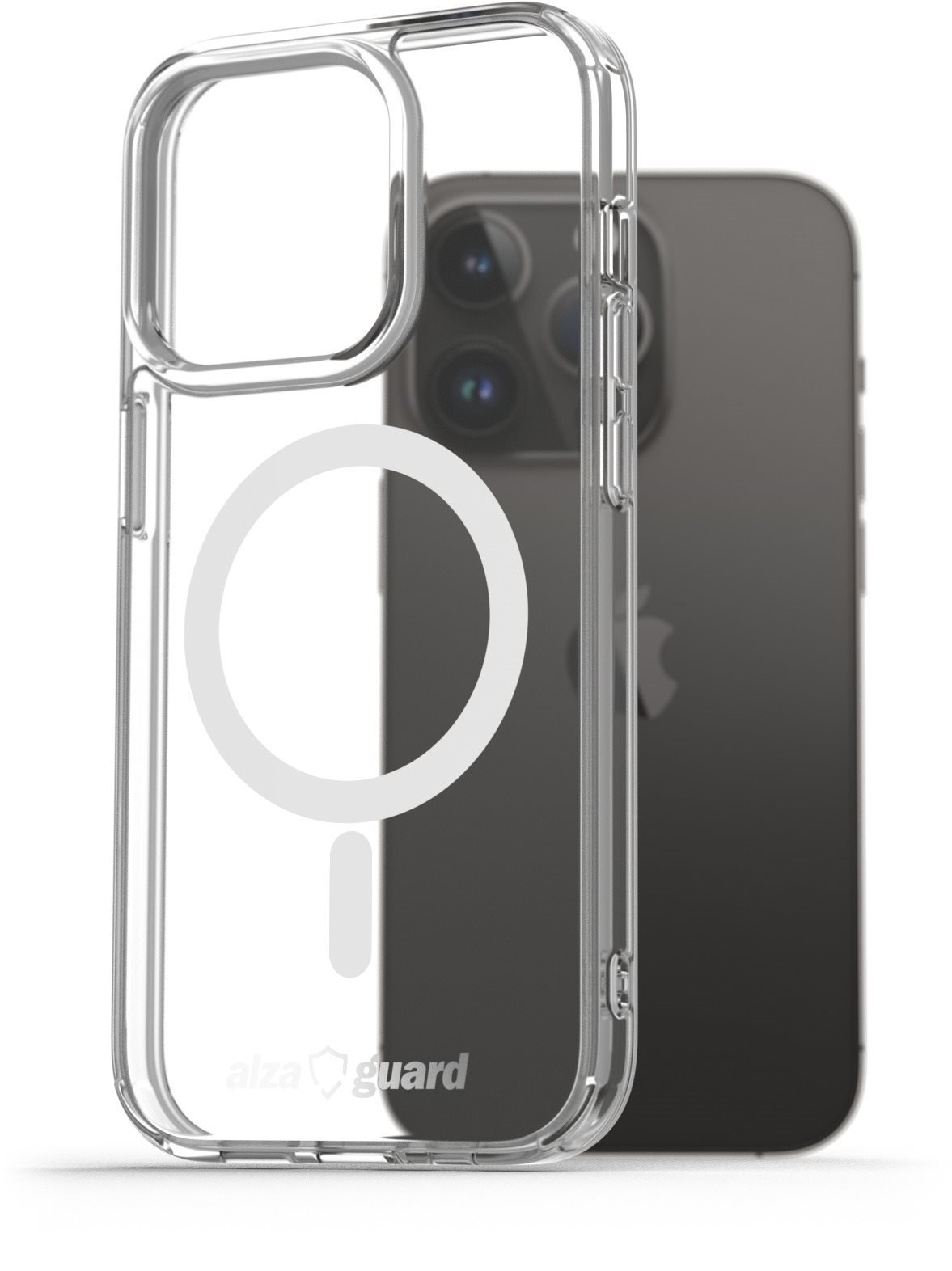 AlzaGuard Crystal Clear TPU Case Compatible with Magsafe pro iPhone 14 Pro