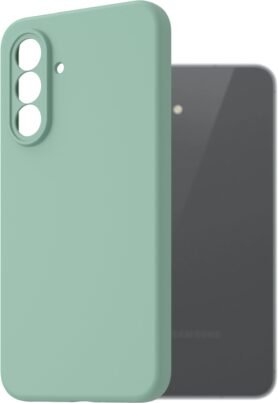 AlzaGuard Premium Silicone Case pro Samsung Galaxy A56 světle zelený
