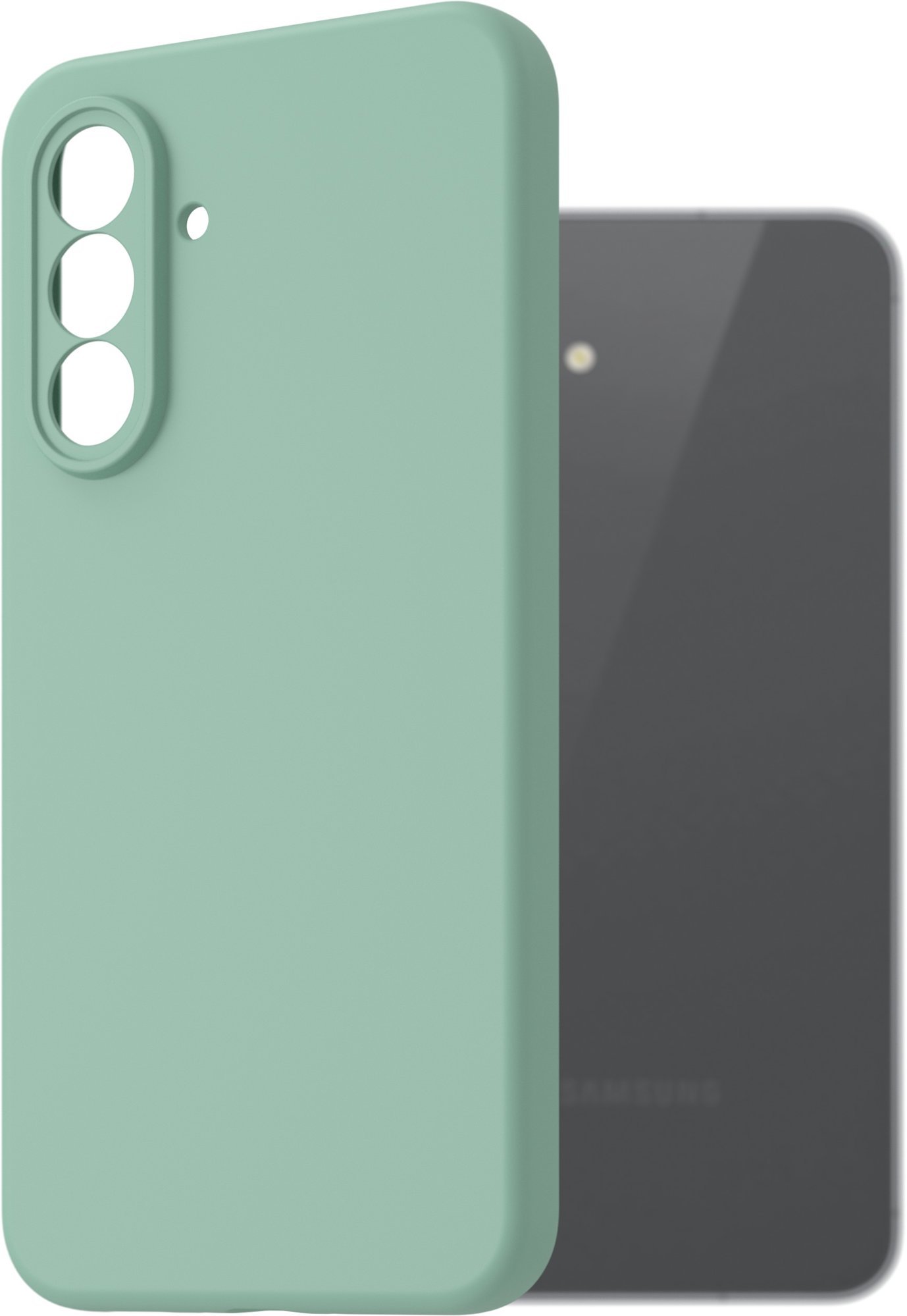 AlzaGuard Premium Silicone Case pro Samsung Galaxy A56 světle zelený