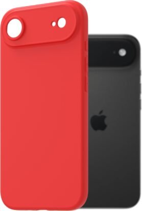 AlzaGuard Matte TPU Case pro iPhone Air červený