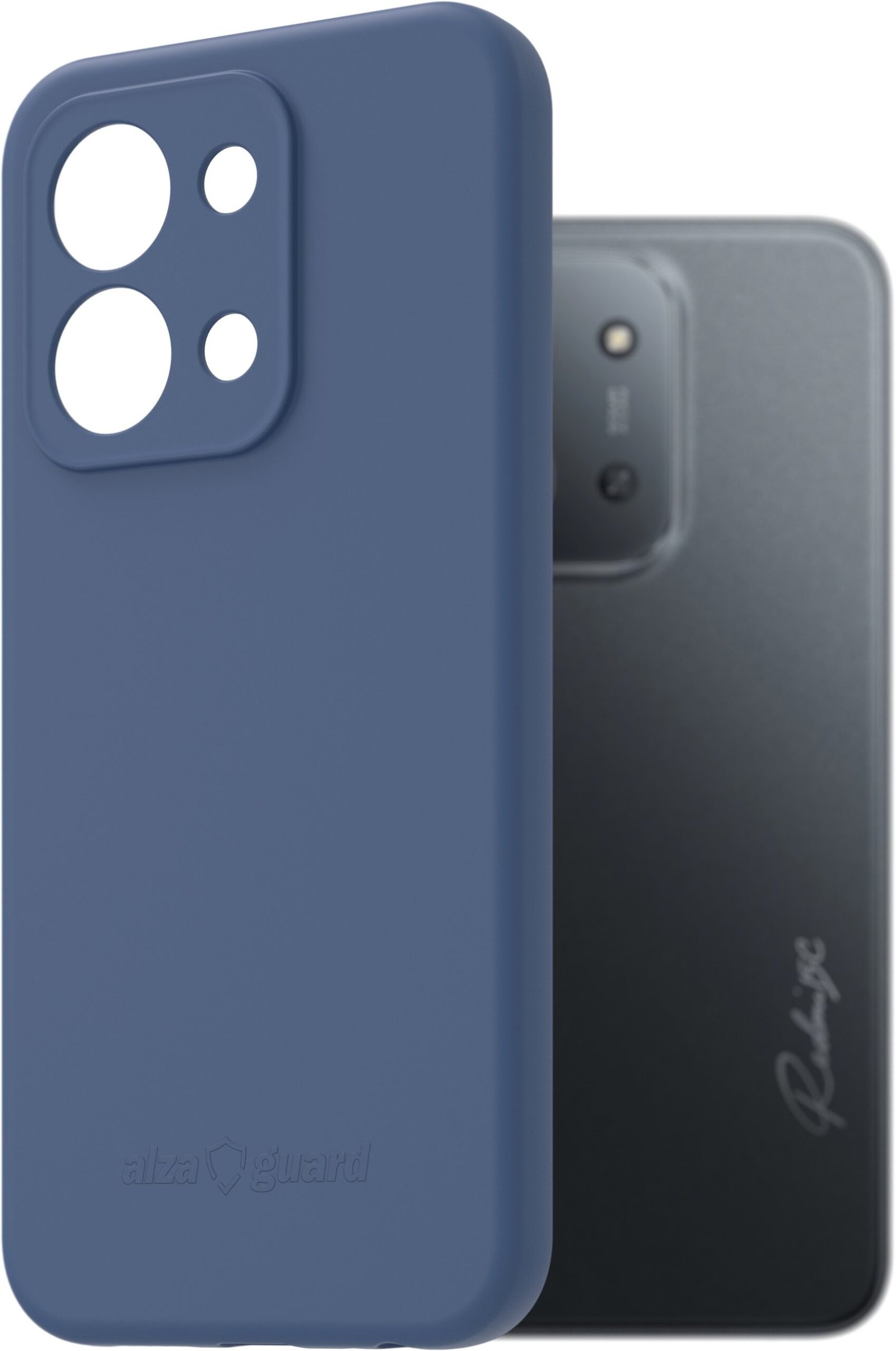 AlzaGuard Matte TPU Case pro Xiaomi Redmi 15C modrý