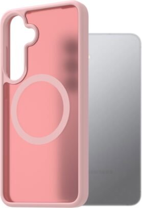 AlzaGuard Matte Case Compatible with Magsafe pro Samsung Galaxy S25+ růžový